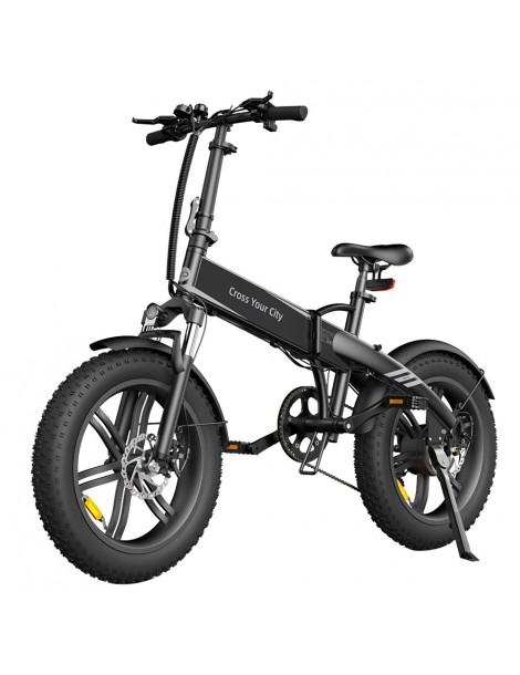 ADO A20F Bestia pieghevole E-bike 250W DC Brushless Motore 25km/h 36V 14.5Ah Batteria 20*4.0 Pneumatici Sensore di coppia-Nero In vendita
