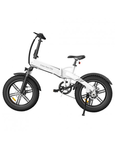 ADO A20F Bestia Pieghevole E-Bike 250W DC Brushless Motore 25km/H 36V 14.5Ah Batteria 20*4.0 Pneumatici Sensore Di Coppia-Bianco Duty-free