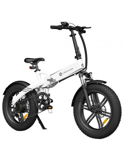 ADO A20F Bestia Pieghevole E-Bike 250W DC Brushless Motore 25km/H 36V 14.5Ah Batteria 20*4.0 Pneumatici Sensore Di Coppia-Bianco Duty-free