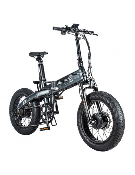 BEZIOR XF005 Bicicletta elettrica 36V Motore anteriore e posteriore 500W Italia