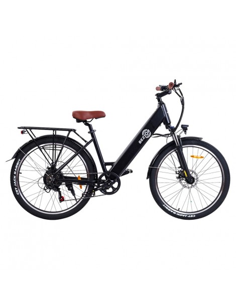 BEZIOR M3 26*2.1 Pollici CST Pneumatici Bici Elettrica Motore 48V 500W Batteria 10.4Ah Velocità Massima 32km/h - Nero
