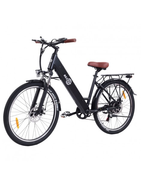 BEZIOR M3 26*2.1 Pollici CST Pneumatici Bici Elettrica Motore 48V 500W Batteria 10.4Ah Velocità Massima 32km/h - Nero In Linea