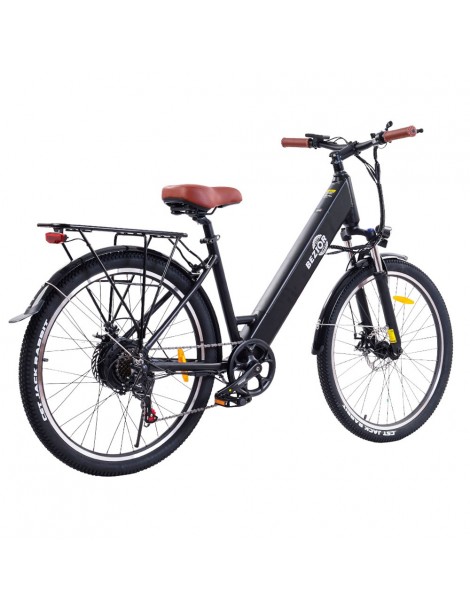 BEZIOR M3 26*2.1 Pollici CST Pneumatici Bici Elettrica Motore 48V 500W Batteria 10.4Ah Velocità Massima 32km/h - Nero In Linea
