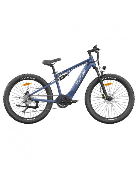 GOGOBEST GM27 Bicicletta elettrica 48V 350W Motore centrale Freno a disco idraulico - Blu
