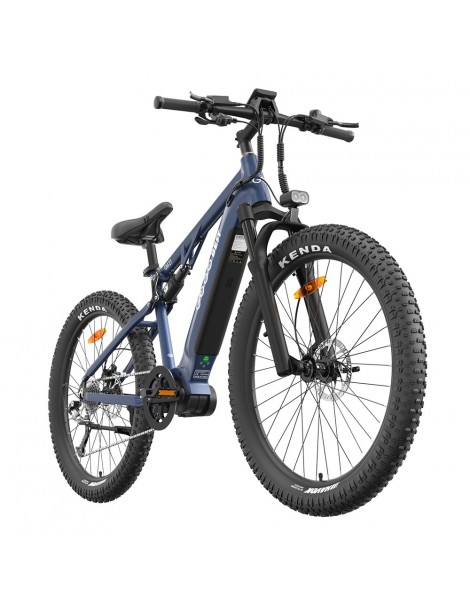 GOGOBEST GM27 Bicicletta elettrica 48V 350W Motore centrale Freno a disco idraulico - Blu Qualità