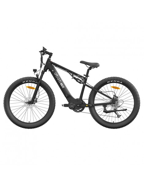 GOGOBEST GM27 Bicicletta elettrica 48V 350W Motore centrale Freno a disco idraulico - Nero Vendita