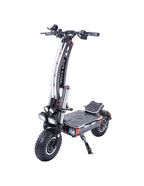 Halo Knight T107 Max 14 pollici Off-Road Pneumatici Scooter elettrico pieghevole 2*4000W Motori 72V 50Ah Batteria