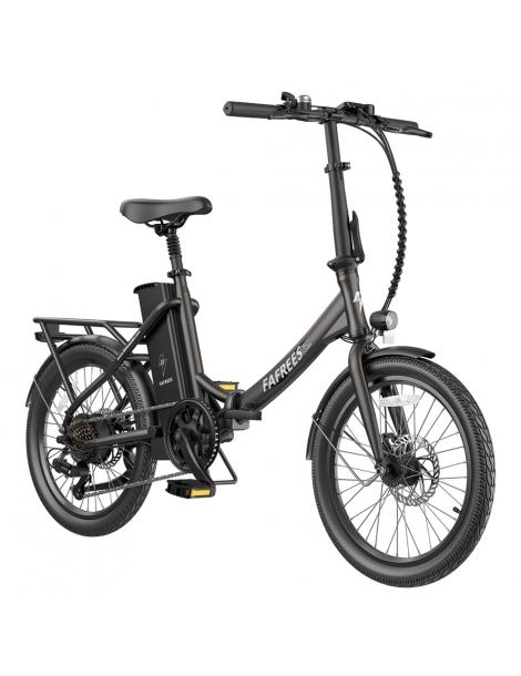 Fafrees F20 Lasting Bici Elettrica Pieghevole Motore 250W Batteria 36V 18.2Ah Pneumatici 20*1.95'' - Nero