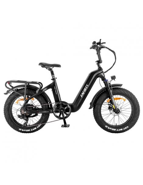 FAFREES F20 Master E-bike 20*4.0 pollici pneumatico 500W trazione posteriore 25km/h velocità massima-Nero