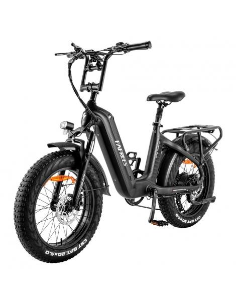 FAFREES F20 Master E-bike 20*4.0 pollici pneumatico 500W trazione posteriore 25km/h velocità massima-Nero Prezzo Ridotto