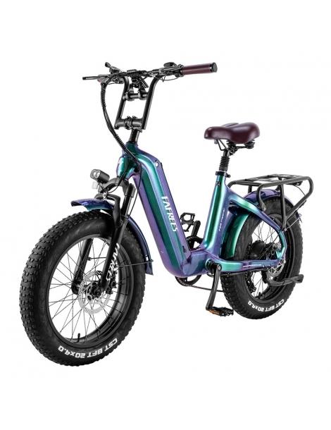 FAFREES F20 Master E-bike 20*4.0 pollici pneumatico 500W trazione posteriore 25km/h velocità massima-Verde Sottocosto