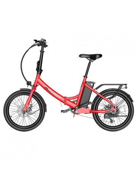 FAFREES F20 Light 20*1.95'' Pneumatico Bicicletta elettrica pieghevole da città motore 48V 250W batteria 14.5Ah - Rosso Novità