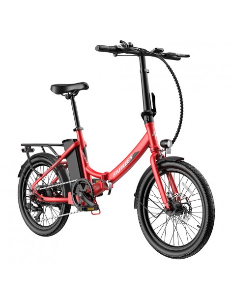 FAFREES F20 Light 20*1.95'' Pneumatico Bicicletta elettrica pieghevole da città motore 48V 250W batteria 14.5Ah - Rosso Novità
