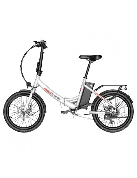 FAFREES F20 Light 20*1.95'' Pneumatico Bicicletta elettrica pieghevole da città motore 48V 250W batteria 14.5Ah - Bianco In Vendita