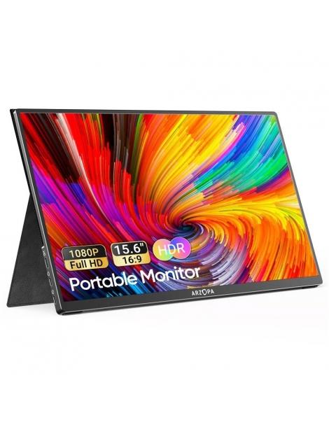 ARZOPA 15 6" Monitor portatile 1920*1080 frequenza di aggiornamento 60Hz