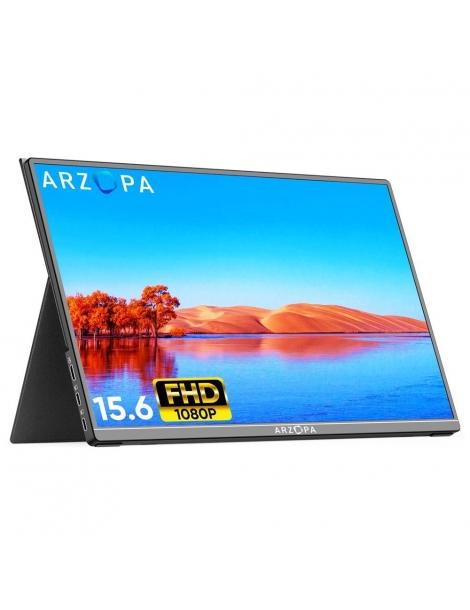 ARZOPA 15 6" Monitor portatile 1920*1080 frequenza di aggiornamento 60Hz In Saldo