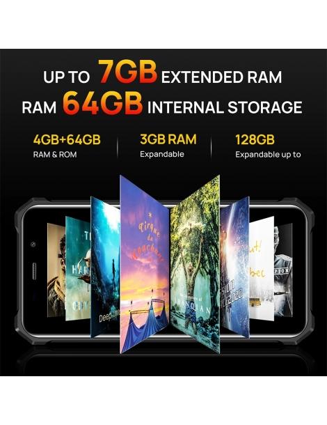 FOSSiBOT F101 Smartphone robusto 4GB 64GB - Nero Moda