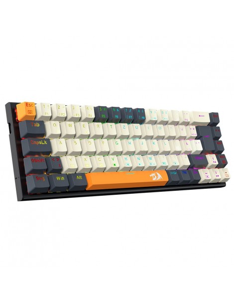 K633CGO-RGB Ryze Tastiera da gioco meccanica compatta a 68 tasti Layout tedesco Interruttore rosso retroilluminato RGB Offerta Pasqua