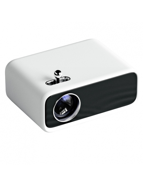 WANBO MINI Proiettore LCD versione multimediale altoparlante a diaframma da 3W Offerta San Valentino