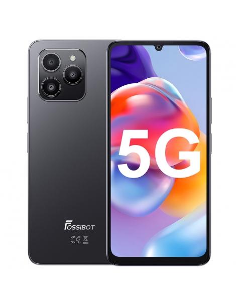 FOSSiBOT S1 5G 6GB+128GB Smartphone schermo da 6 745 pollici fotocamera da 50MP NFC GPS Android 14 - Nero