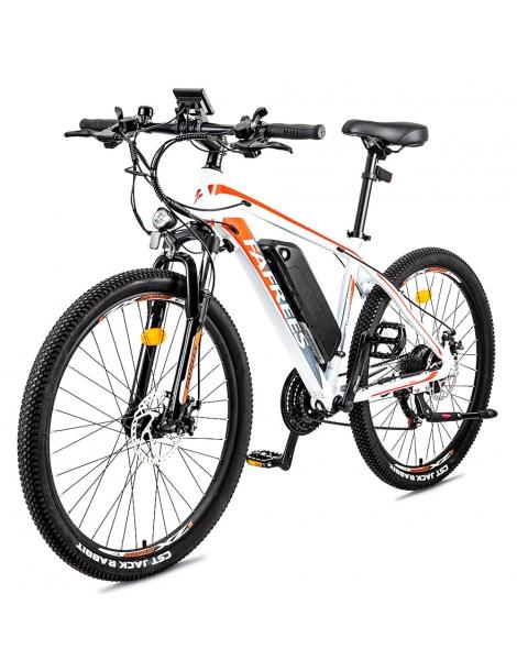 FAFREES Bici elettrica da 26 pollici 250 W con batteria agli ioni di litio da 36 V 10 Ah SHIMANO 21 velocità-Bianco Super Saving Price