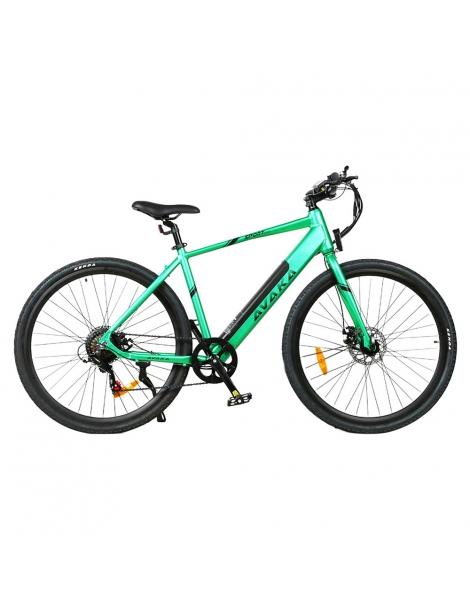 Bicicletta elettrica AVAKA R3 motore 36V 350W batteria 12 5Ah velocità massima 32km/h autonomia 70km - Verde