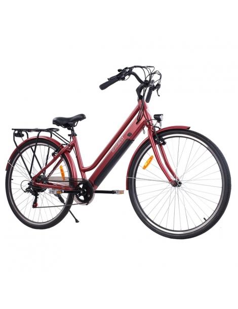GOGOBEST GM28 Bicicletta elettrica 36V 350W Motore Batteria 10.4Ah-Rosso Promozione temporanea