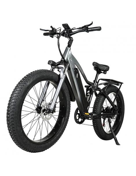 CMACEWHEEL TP26 Bicicletta elettrica pneumatico CST da 26*4.0 pollici motore da 750W velocità massima di 40-45km/h Sostegno trimestrale