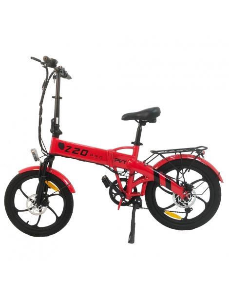 PVY Z20 Pro Bici Elettrica Pieghevole Motore Hub 250W Batteria 36V 10.4Ah Pneumatico 20 Pollici 25km/h 100km - Rosso