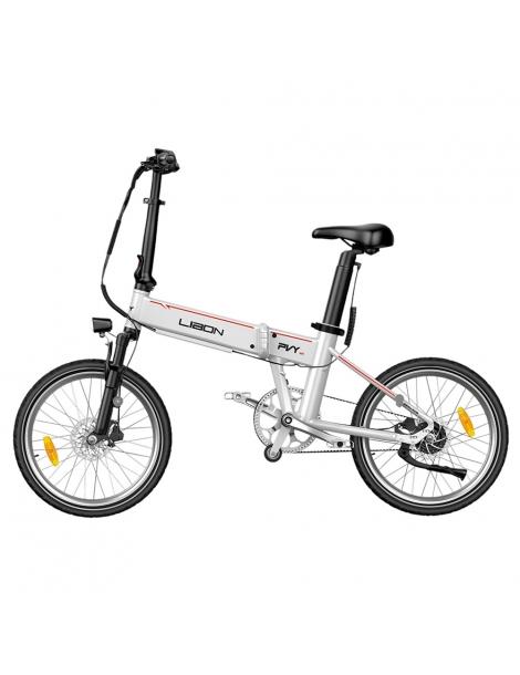 PVY LIBON Bicicletta elettrica pieghevole da città motore 500W 36V 20.4Ah pneumatici 20*2.5” 25km/h 260km - Argento 50% di sconto con spedizione gratuita