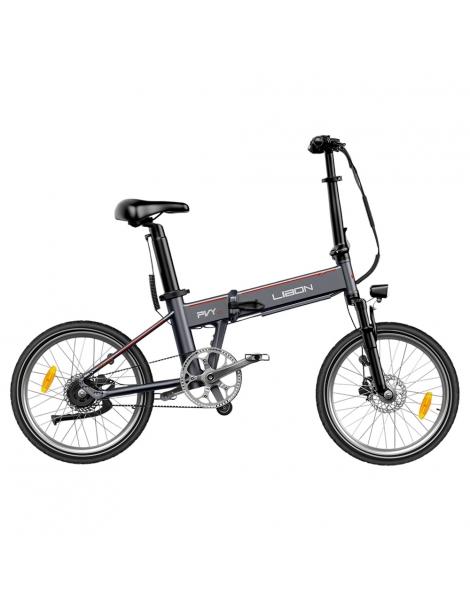 PVY LIBON Bicicletta elettrica pieghevole da città motore 500W 36V 20.4Ah pneumatici 20*2.5” 25km/h 260km - Grigio Trasporto libero internazionale
