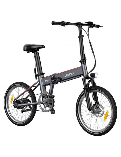 PVY LIBON Bicicletta elettrica pieghevole da città motore 500W 36V 20.4Ah pneumatici 20*2.5” 25km/h 260km - Grigio Trasporto libero internazionale