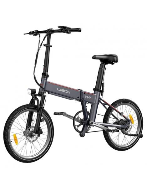 PVY LIBON Bicicletta elettrica pieghevole da città motore 500W 36V 20.4Ah pneumatici 20*2.5” 25km/h 260km - Grigio Trasporto libero internazionale