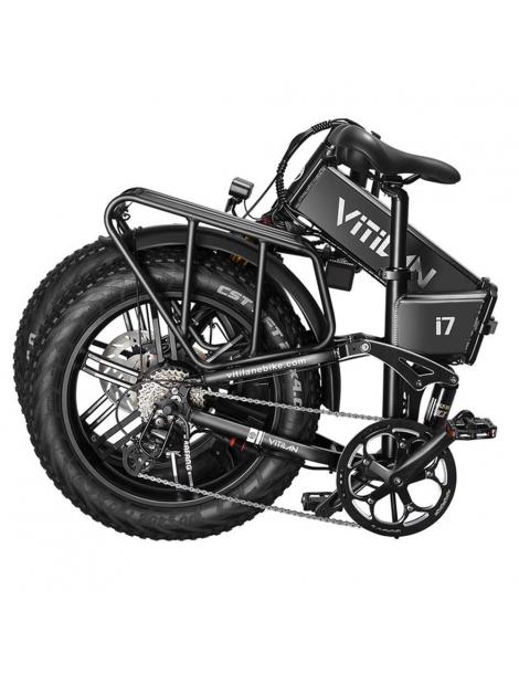 Vitilan I7 Pro 3.0 Bicicletta elettrica motore 750W 48V 20Ah pneumatico grasso 20*4.0 pollici 45km/h 80Nm 110km - Nero Esporta salva