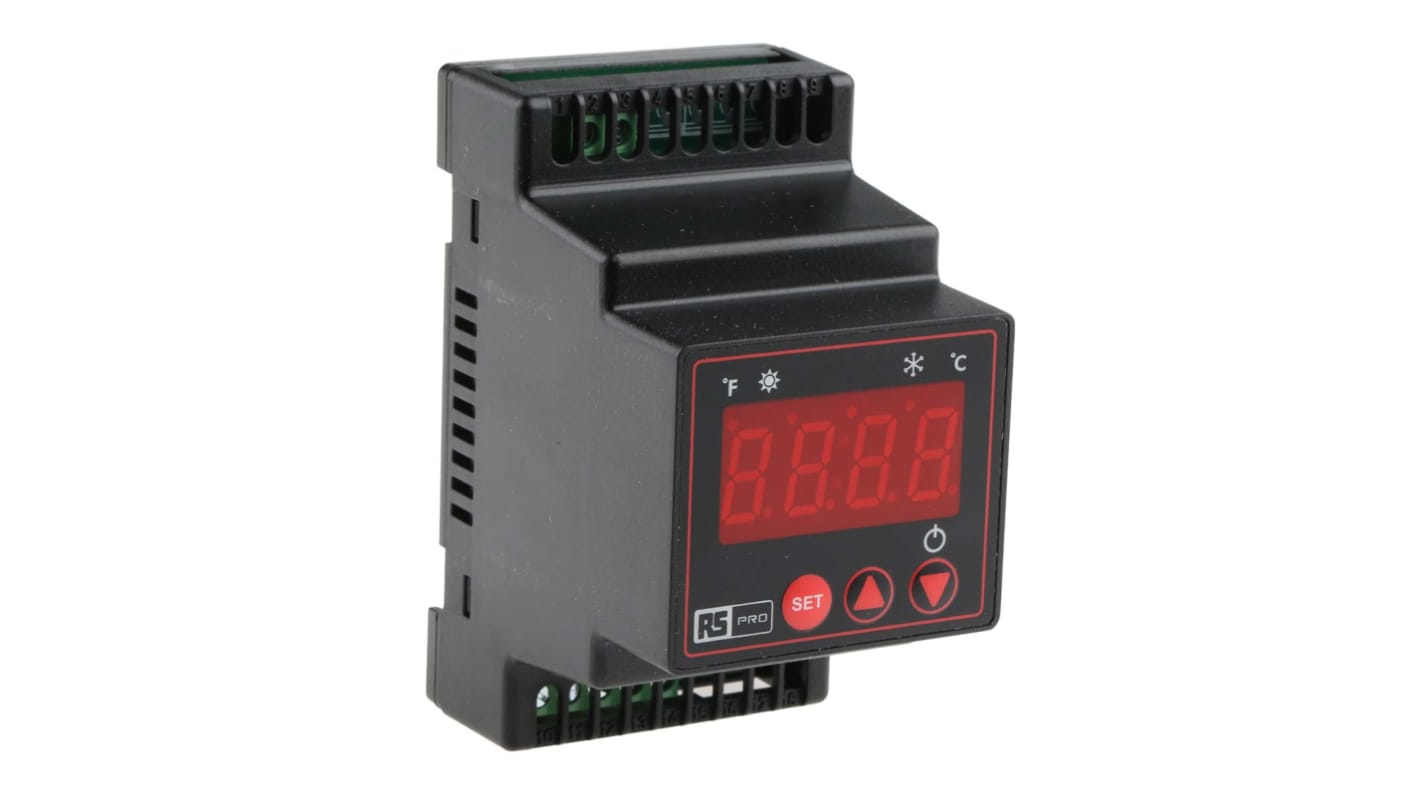 Rs-Online Regolatore di temperatura On/Off RS PRO 230 V ca 54 x 94mm 1 uscita Relè