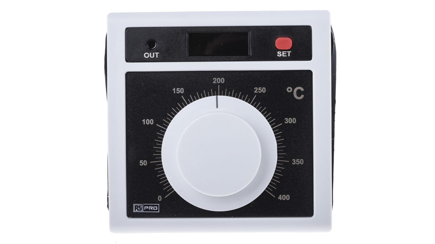 Rs-Online Regolatore di temperatura On/Off RS PRO 230 V ca 96 x 96mm 1 uscita Relè