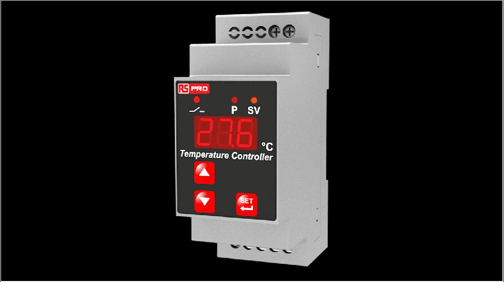 Rs-Online Regolatore di temperatura On/Off RS PRO 230 V 86 x 35mm 1 uscita Relè