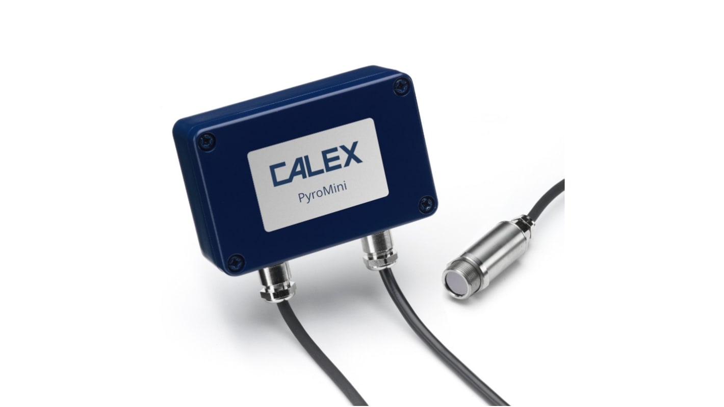 Rs-Online Sensore di temperatura IR Calex temperatura 0°C → 250°C Sensore di temperatura 4-20 mA cavo da 1m