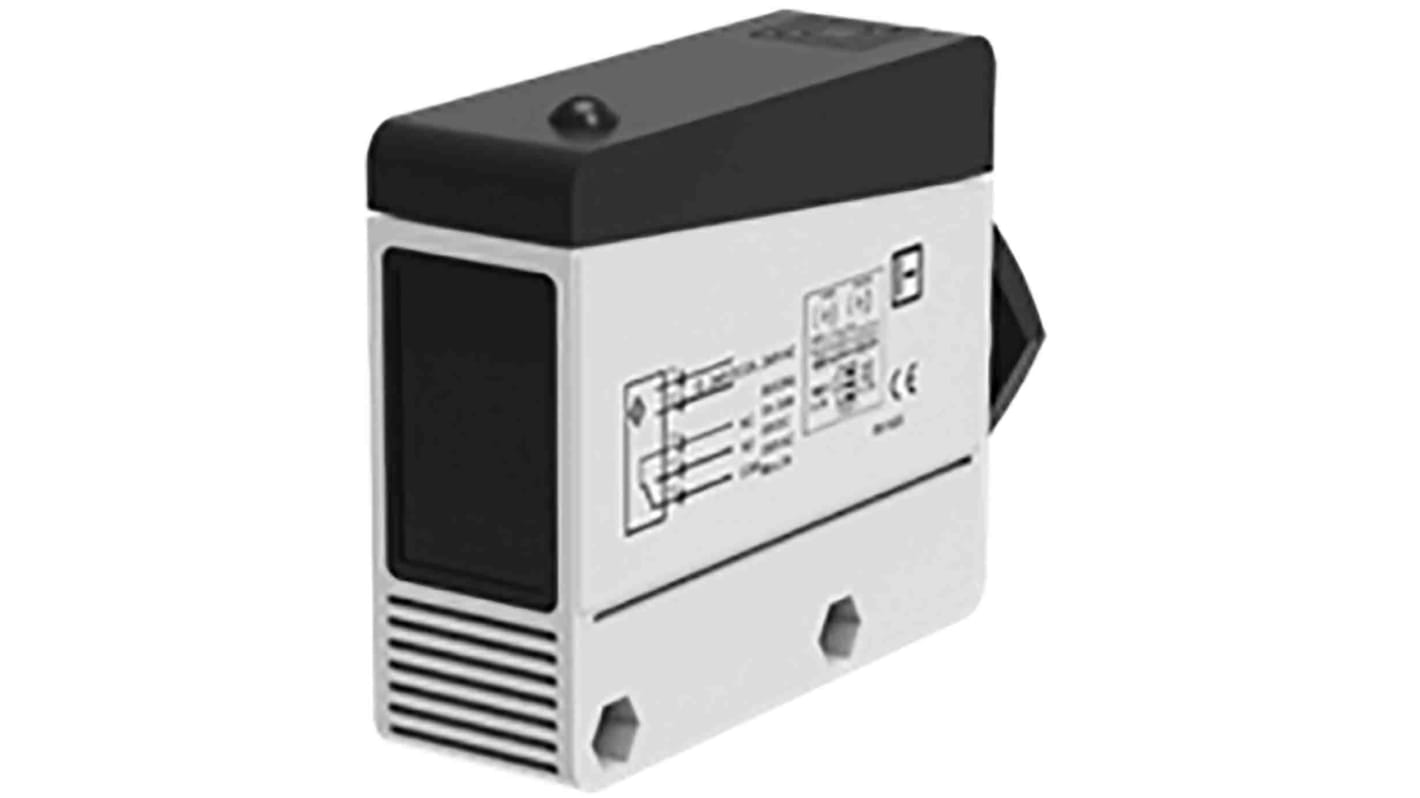 Rs-Online Sensore fotoelettrico Rettangolare RS PRO a riflessione diffusa rilevamento 2 m uscita PNP NA + NC