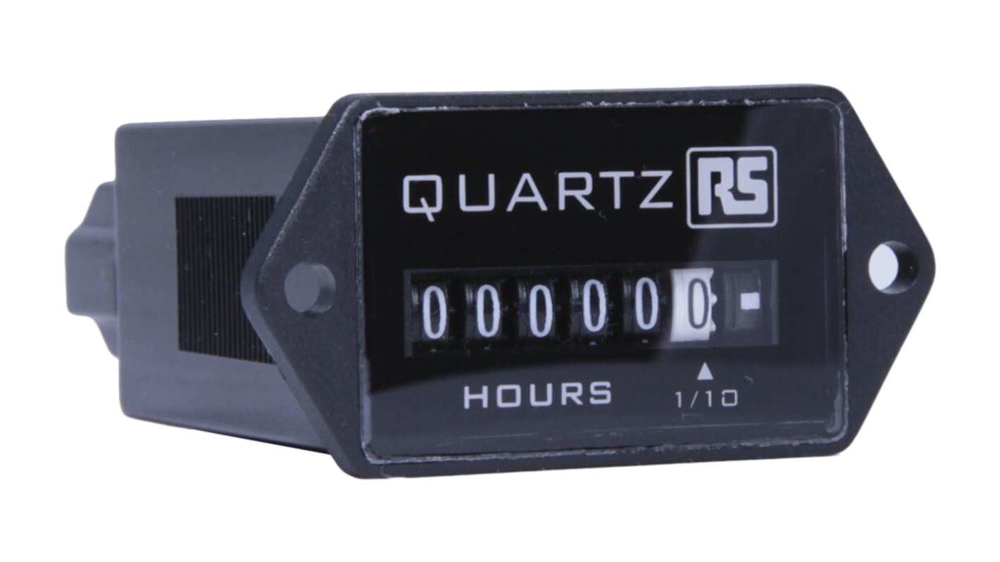 Rs-Online Contatore elettronico RS PRO Ore 50Hz display Analogico 6 cifre 90 → 264 V c.a