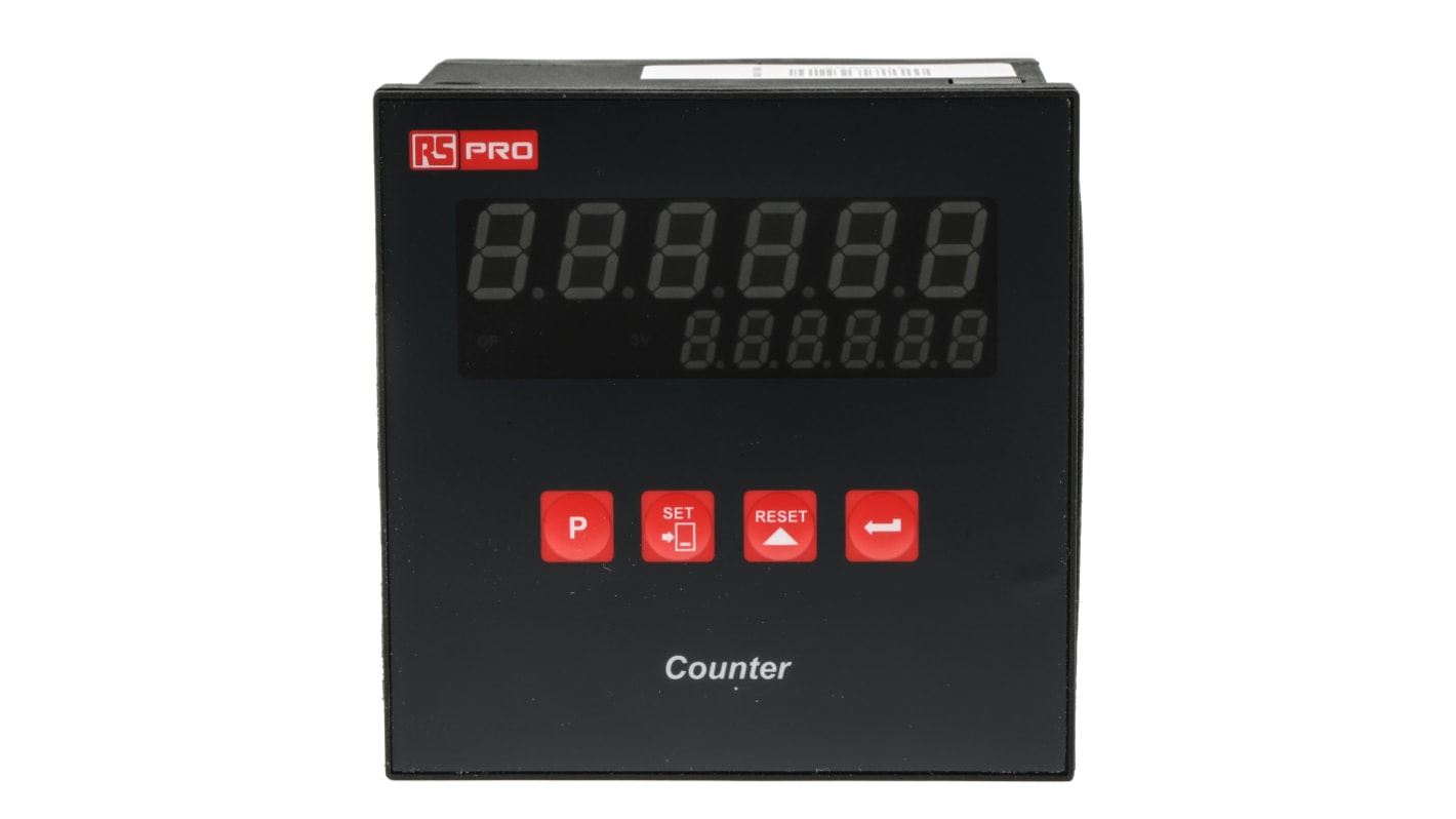 Rs-Online Contatore Meccanico RS PRO Secondi 20kHz display LED 6 cifre 230 V ca