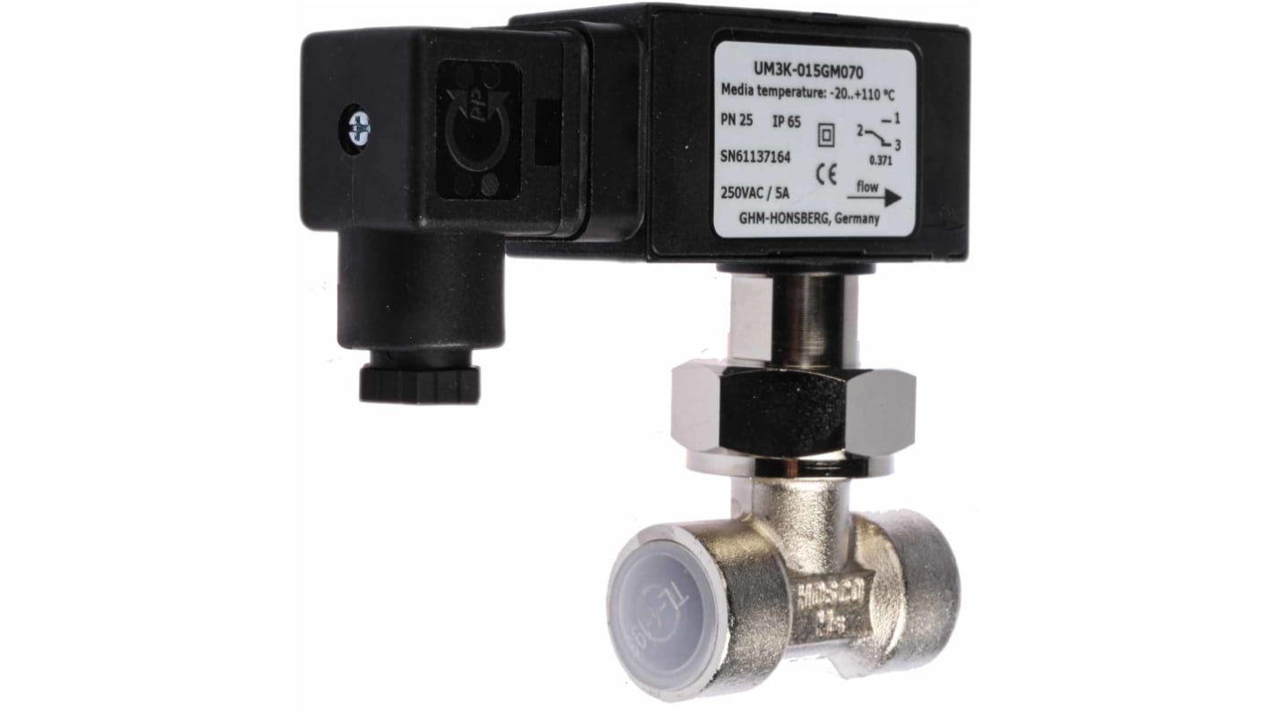 Rs-Online Interruttore di flusso RS PRO per per gas e liquidi flusso 5.5 l/min → 7 l/min