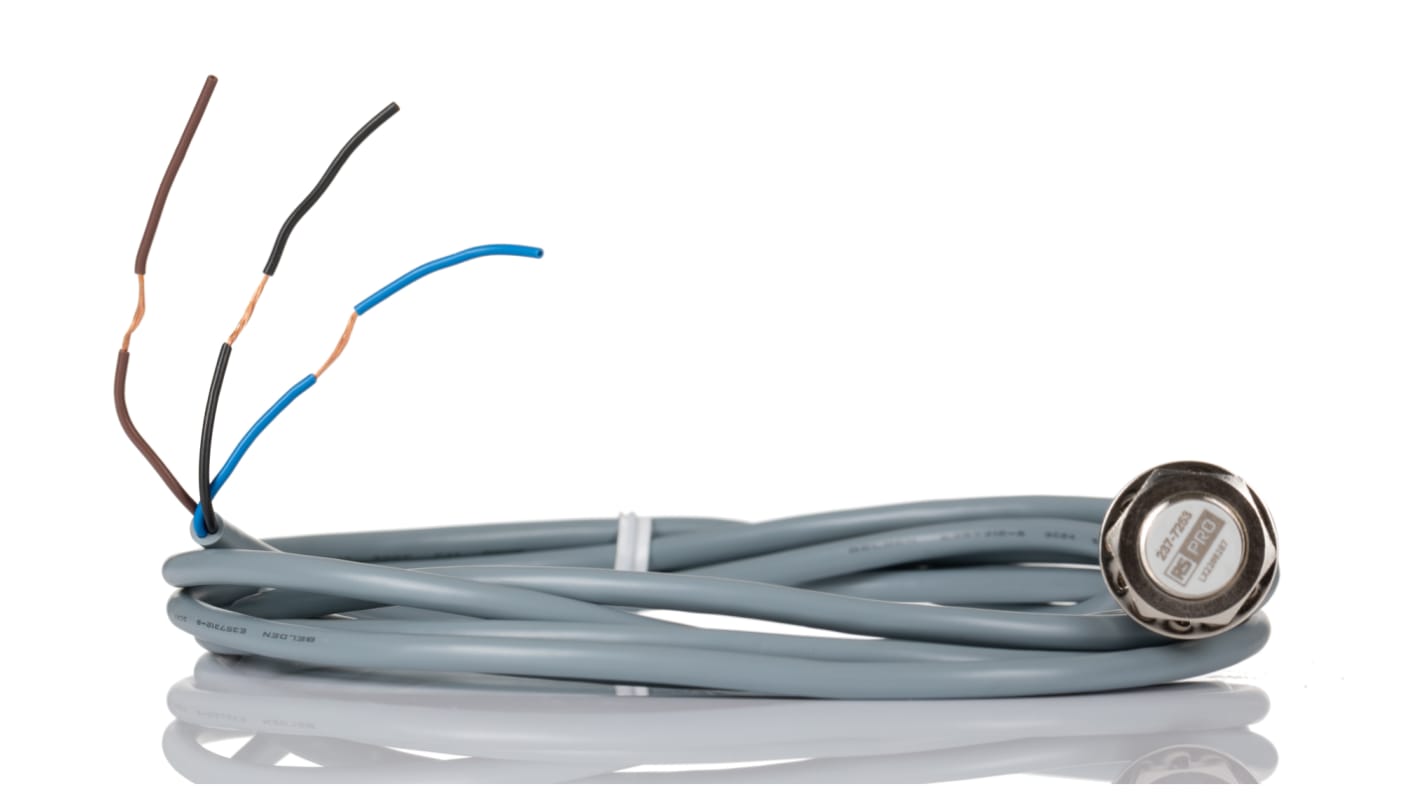 Rs-Online Sensore di prossimità Cilindro filettato RS PRO M12 rilevamento 8 mm 10 → 36 V CC