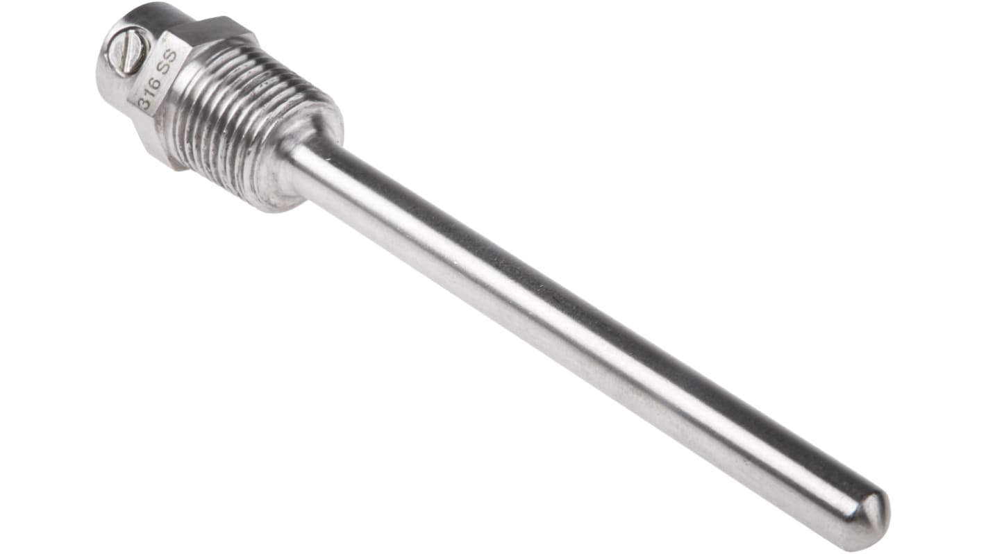 Rs-Online Thermowell RS PRO per uso con Termocoppia PT 100 + 10K3A1