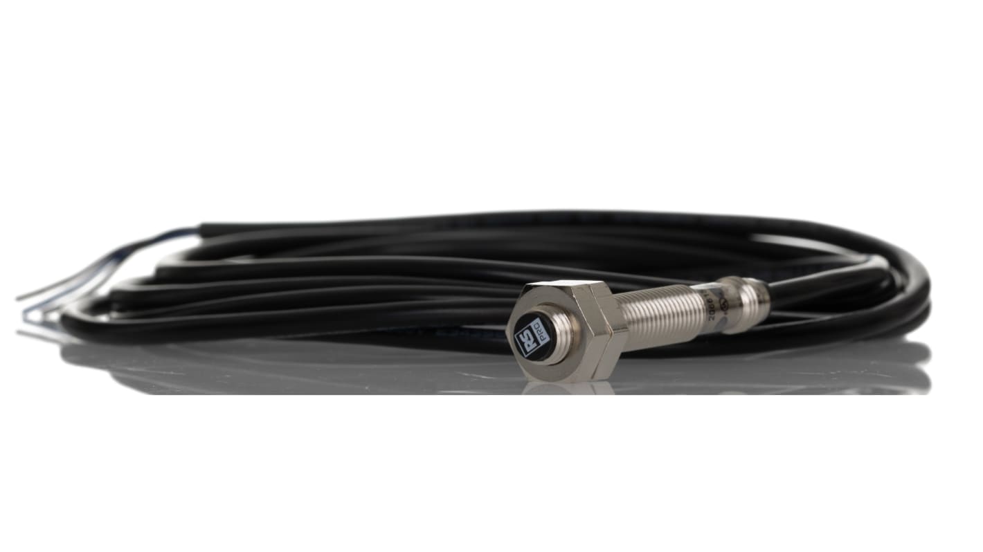 Rs-Online Sensore di prossimità Cilindro filettato RS PRO M8 rilevamento 2 mm 10 → 30 V c.c