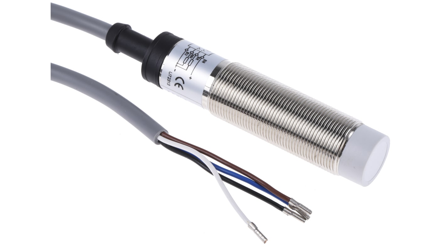 Rs-Online Sensore di prossimità Cilindro filettato RS PRO M18 rilevamento 8 mm 10 → 30 V c.c Prezzo basso