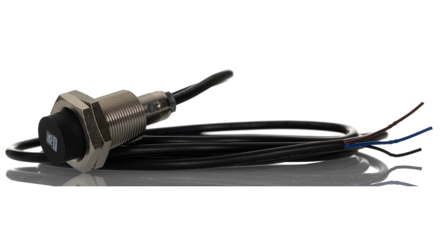 Rs-Online Sensore di prossimità Cilindro filettato RS PRO M18 rilevamento 8 mm 10 → 30 V c.c