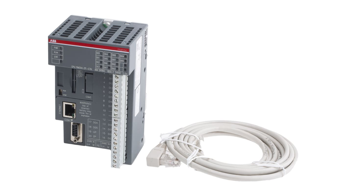 Rs-Online CPU PLC ABB AC500-eC0 ingressi: 8 uscite: 6 24 V c.c Officina