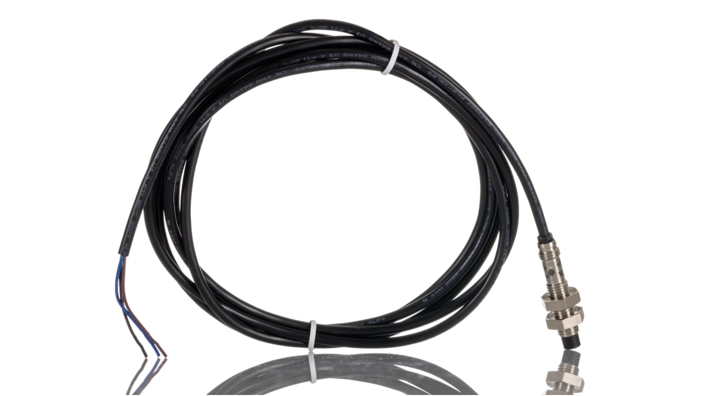 Rs-Online Sensore di prossimità Cilindro filettato RS PRO M8 rilevamento 2 5 mm 10 → 30 V c.c