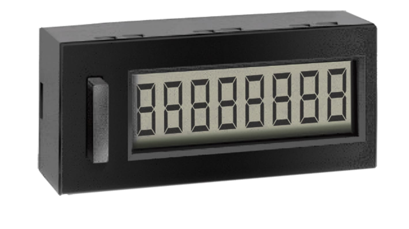 Rs-Online Contatore elettronico Trumeter Impulso 10kHz display LCD 8 cifre 2 6 → 3 4 V c.c